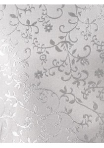 Hochzeitsweste mit Ornamenten Silber / Grau