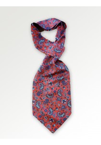 Ascot mit Paisley in rot