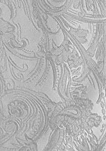 Businesskrawatte elegantes Paisley-Muster perlweiß