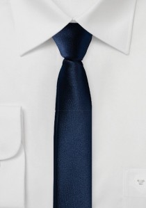 Extra schmale Krawatte navy