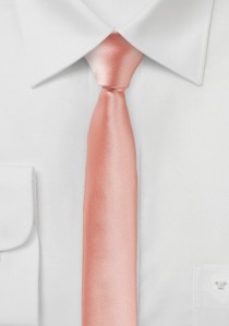 Extra schlanke Krawatte rosa