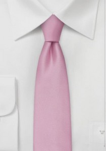 Moulins schmale Mikrofaser Krawatte in rosé