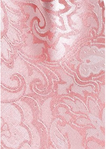 Markante Krawatte schmal  im Paisley-Look rosa