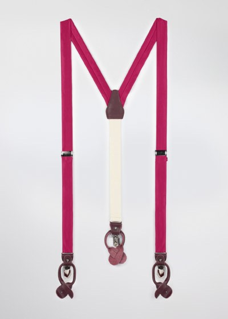 Hosenträger magenta