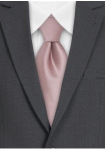 Elegante Krawatte in edlem rosé