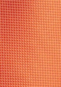 Businesskrawatte einfarbig orange Struktur