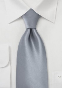 Moulins Krawatte silber unifarben