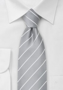Cordoba Business-Krawatte silbergrau