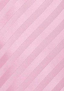 Granada Krawatte rosa einfarbig gestreift