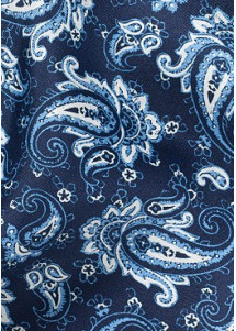 Ascot Paisleymotiv nachtblau