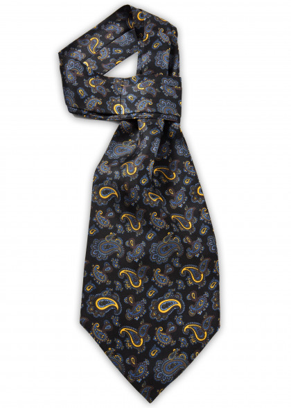 Ascot Paisley tintenschwarz elegant
