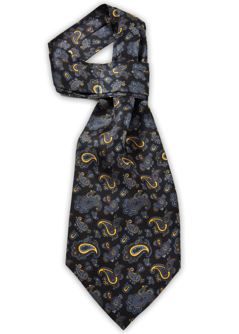 Ascot Paisleymuster tintenschwarz