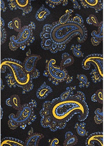 Ascot Paisley tintenschwarz