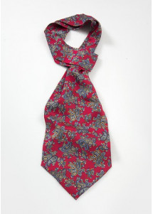 Ascot-Schal Paisleymotiv rot