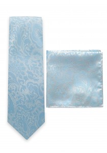 Kombination Krawatte und Ziertuch Paisleymuster