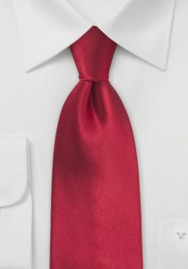 Unifarbene Krawatte rot