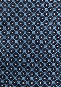 Krawattenschal Embleme himmelblau