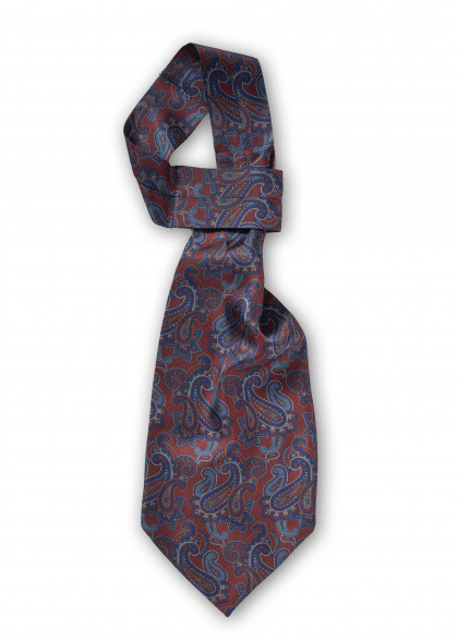 Ascot Paisleymotiv dunkelrot