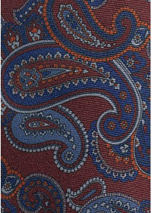 Ascot Paisleymotiv dunkelrot