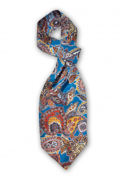 Ascot Paisley-Motiv blassblau