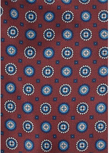 Ascot Ornamente dunkelrot