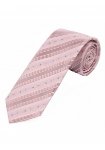 Krawatte Tupfen Streifen rosa