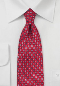 Krawatte Ornamente rot