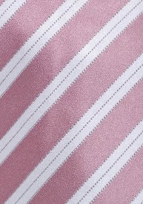 Krawatte rosa italienisches Streifen-Pattern