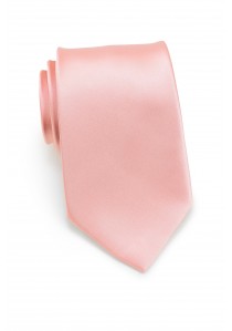 Krawatte und Ziertuch im Set - rosa