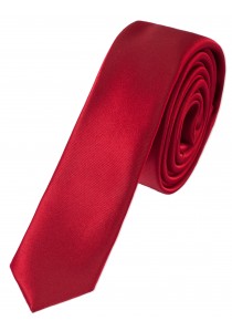 Extra schlanke Krawatte weinrot