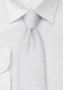 Moulins Mikrofaser Krawatte weiß