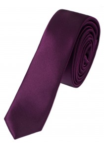 Extra schmale Krawatte violett