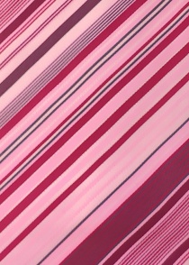 Herrenkrawatte Streifenstruktur pinkfarben