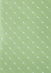 Punkte-Krawatte grasgrün