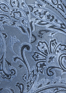 Paisley dunkelblau hellblau Geschenk-Set Detailansicht