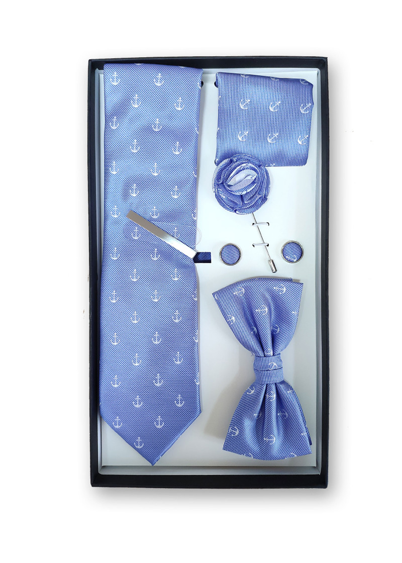 Geschenk-Set hellblau im maritimen Look