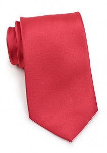 Moulins Mikrofaser Krawatte in hellem rot