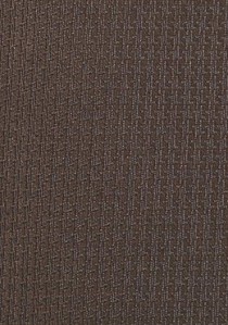 Krawatte dunkelbraun Gitter-Muster