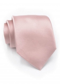 Elegante Clip-Krawatte in edlem rosé