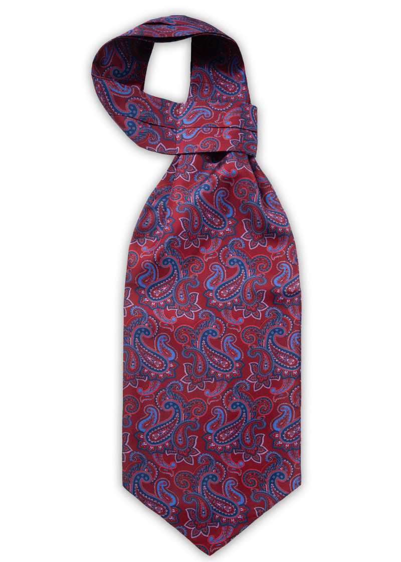 Seidenschal (Ascot) mit all over Paisley