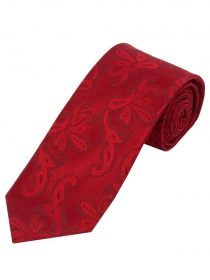 Sevenfold-Krawatte einfarbig rot