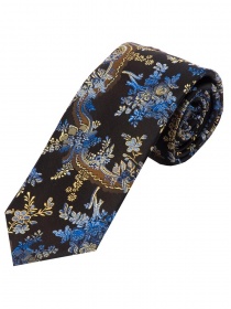 Stylische 7-Fold Krawatte Rankenmuster bunt