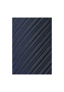Businesskrawatte mit Linien-Struktur dunkelblau