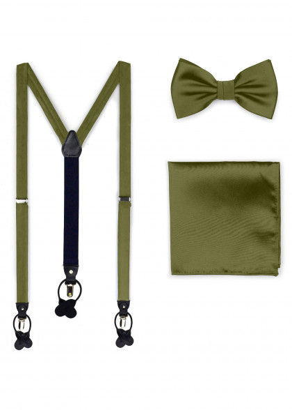 Gentleman-Set in olivgrün