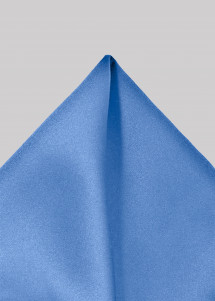 Einstecktuch in schimmerndem hellblau