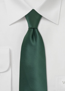 stilvolle Krawatte in elegantem Dunkelgrün
