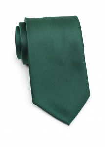 elegante Krawatte in stilvollem Dunkelgrün