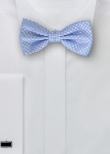 elegante Fliege in schillerndem Hellblau