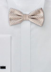 Fliege in Farbe beige Pattern