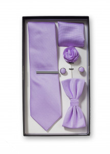 Geschenk-Set Businesskrawatte Schleife Tuch